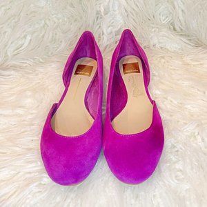 Dolce Vita Laci Magenta Suede Flats | SIZE 8.5